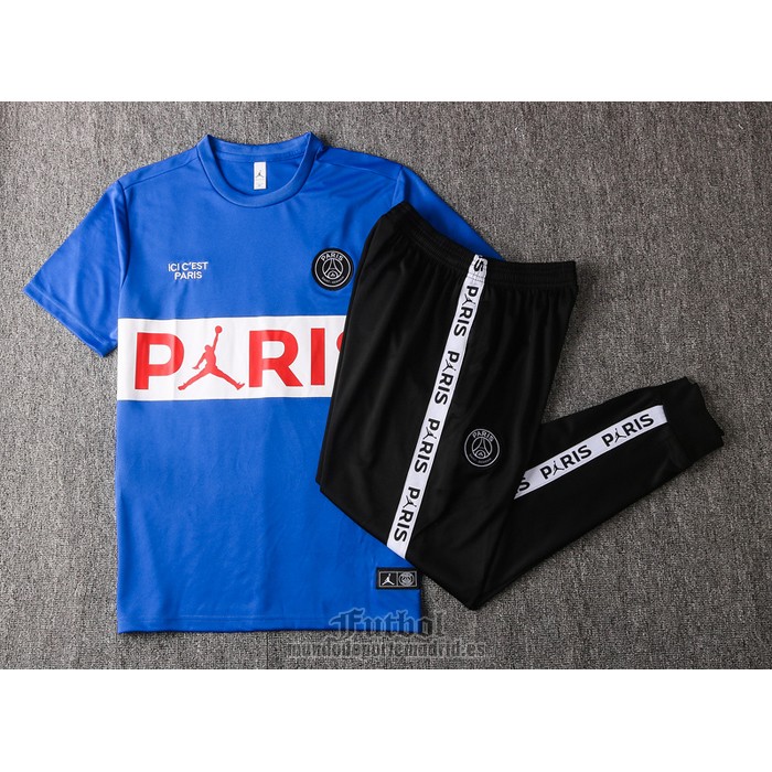 Chandal del Paris Saint-Germain Manga Corta 2020-2021 Azul